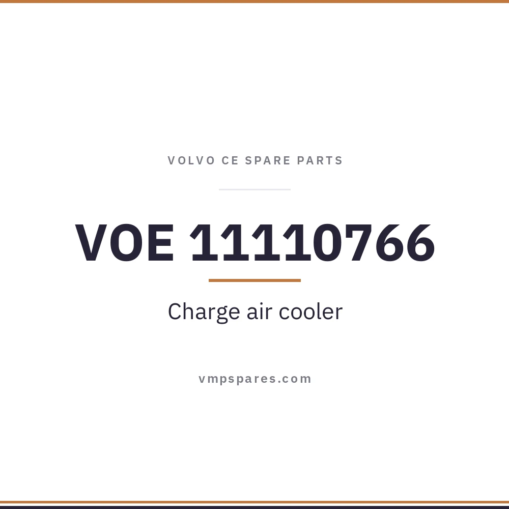 VOE 11110766 – Charge air cooler