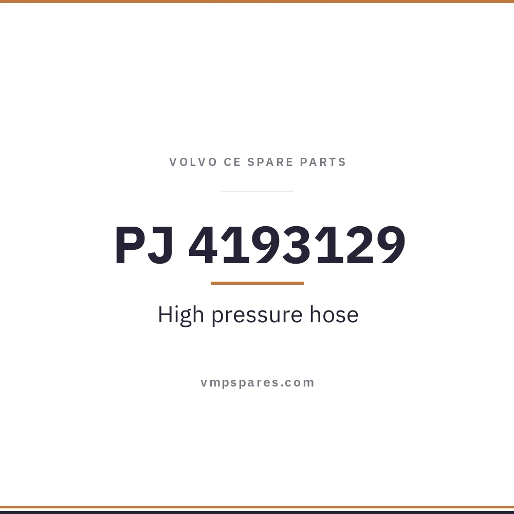 PJ 4193129 – High pressure hose