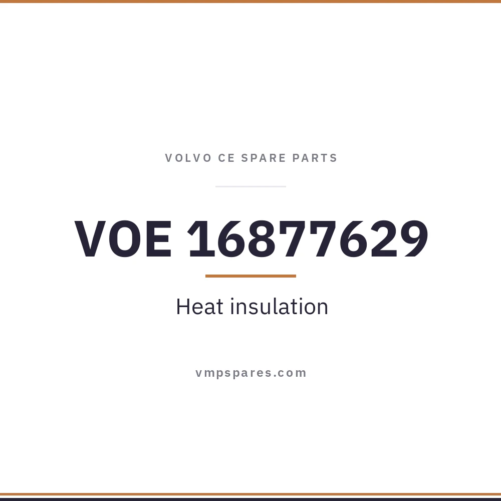 VOE 16877629 – Heat insulation