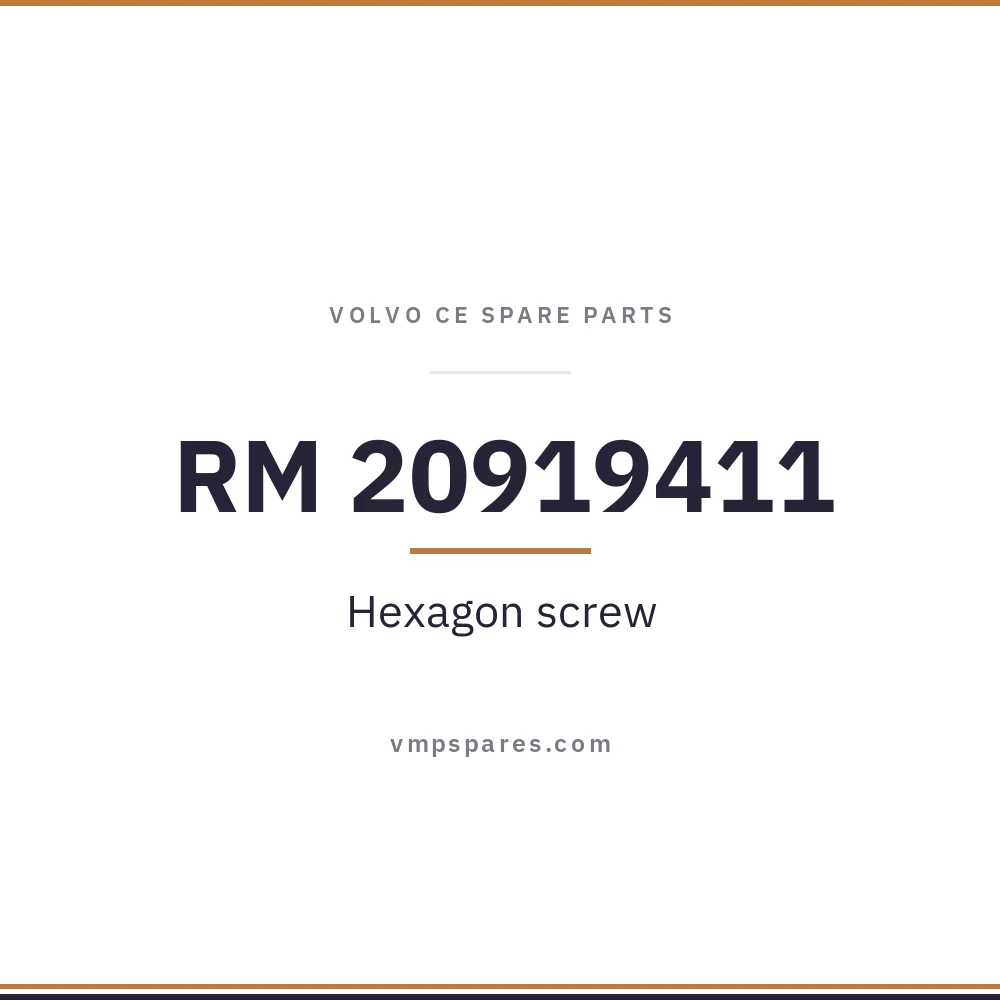 RM 20919411 – Hexagon screw