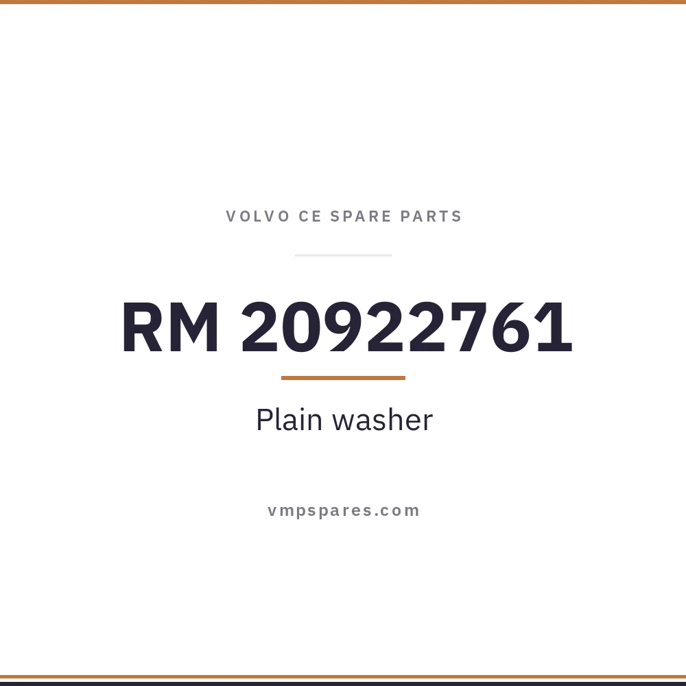 RM 20922761 – Plain washer