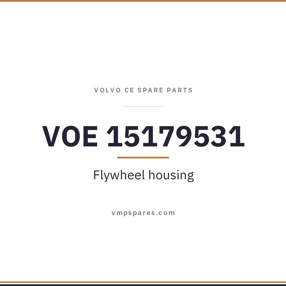 VOE 15179531 – Flywheel housing
