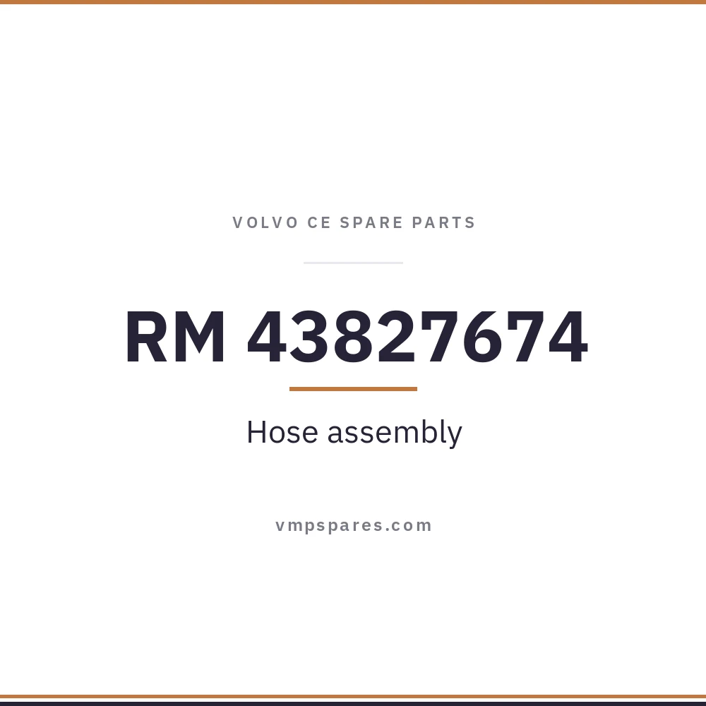 RM 43827674 – Hose assembly