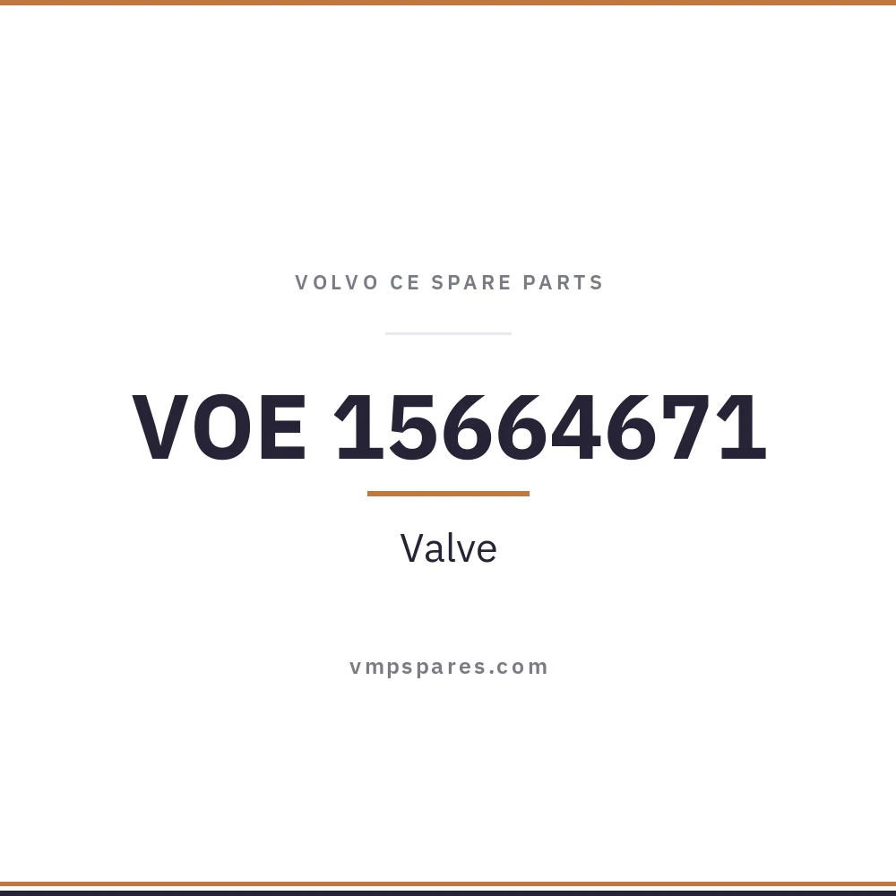 VOE 15664671 – Valve