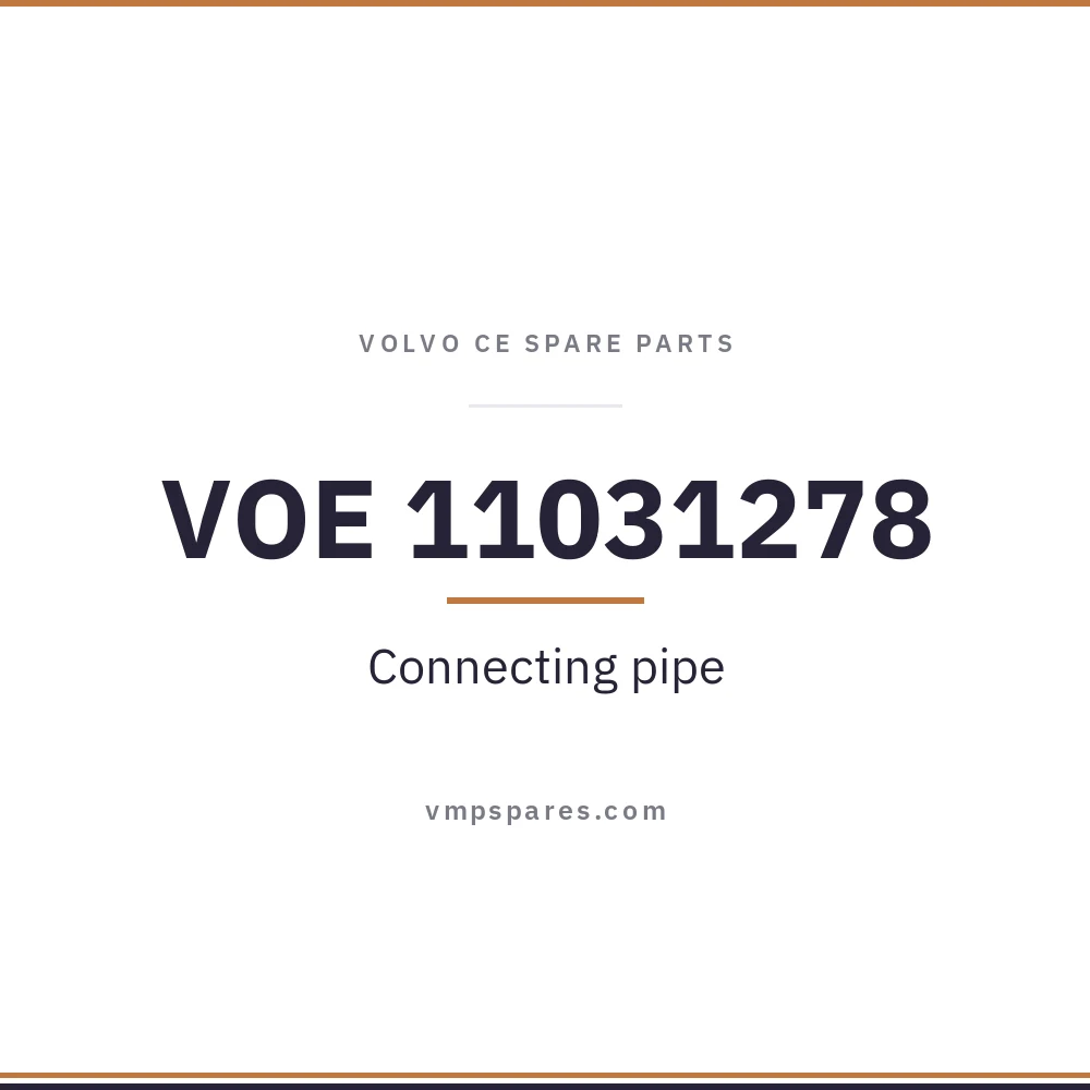 VOE 11031278 – Connecting pipe