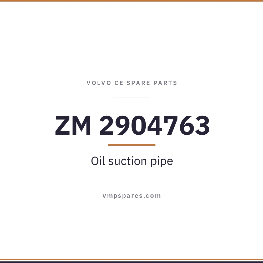 ZM 2904763 – Oil suction pipe