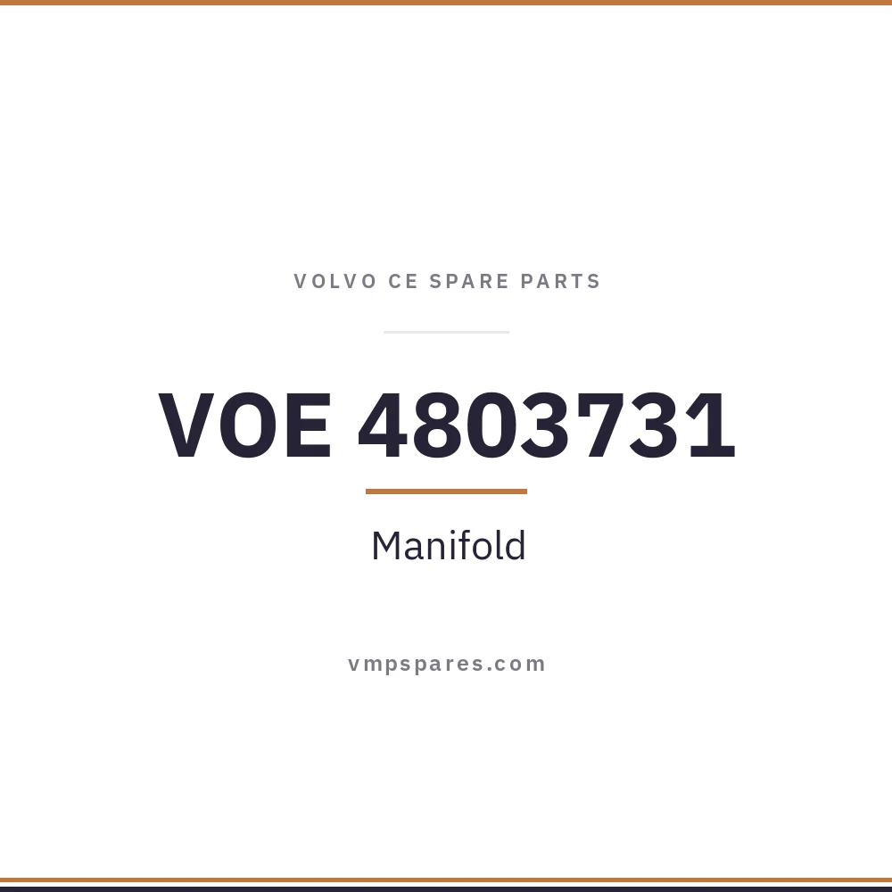 VOE 4803731 – Manifold