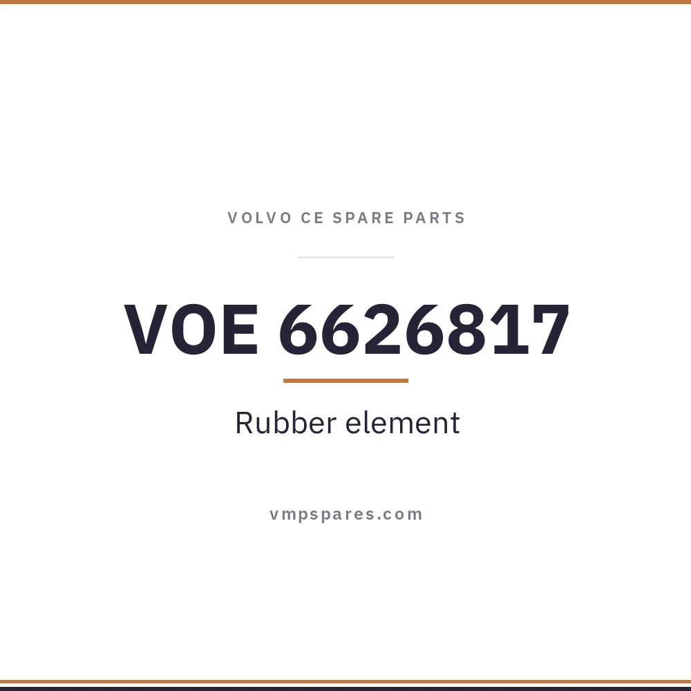 VOE 6626817 – Rubber element