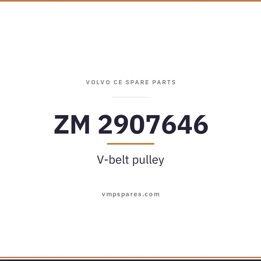 ZM 2907646 – V-belt pulley