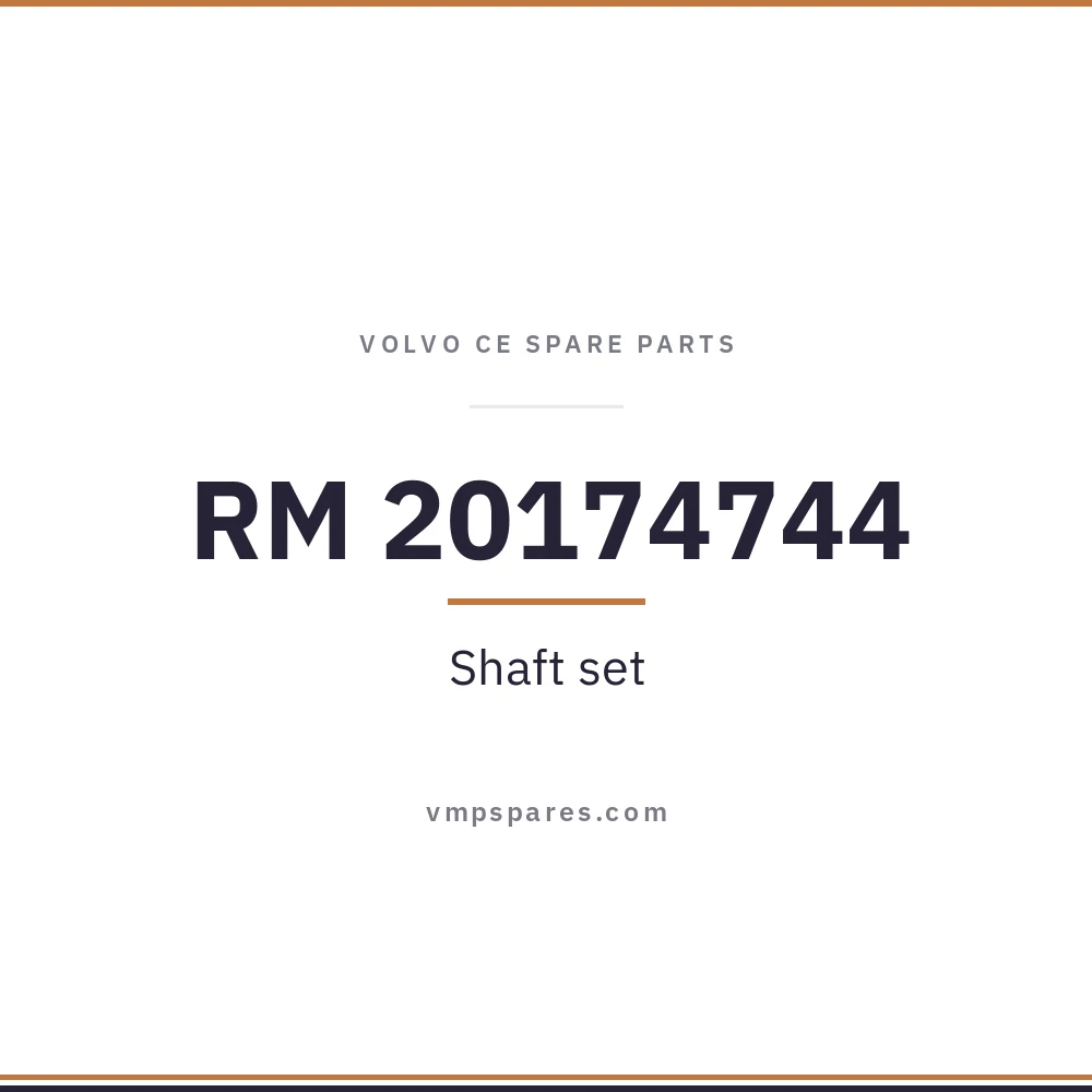RM 20174744 – Shaft set