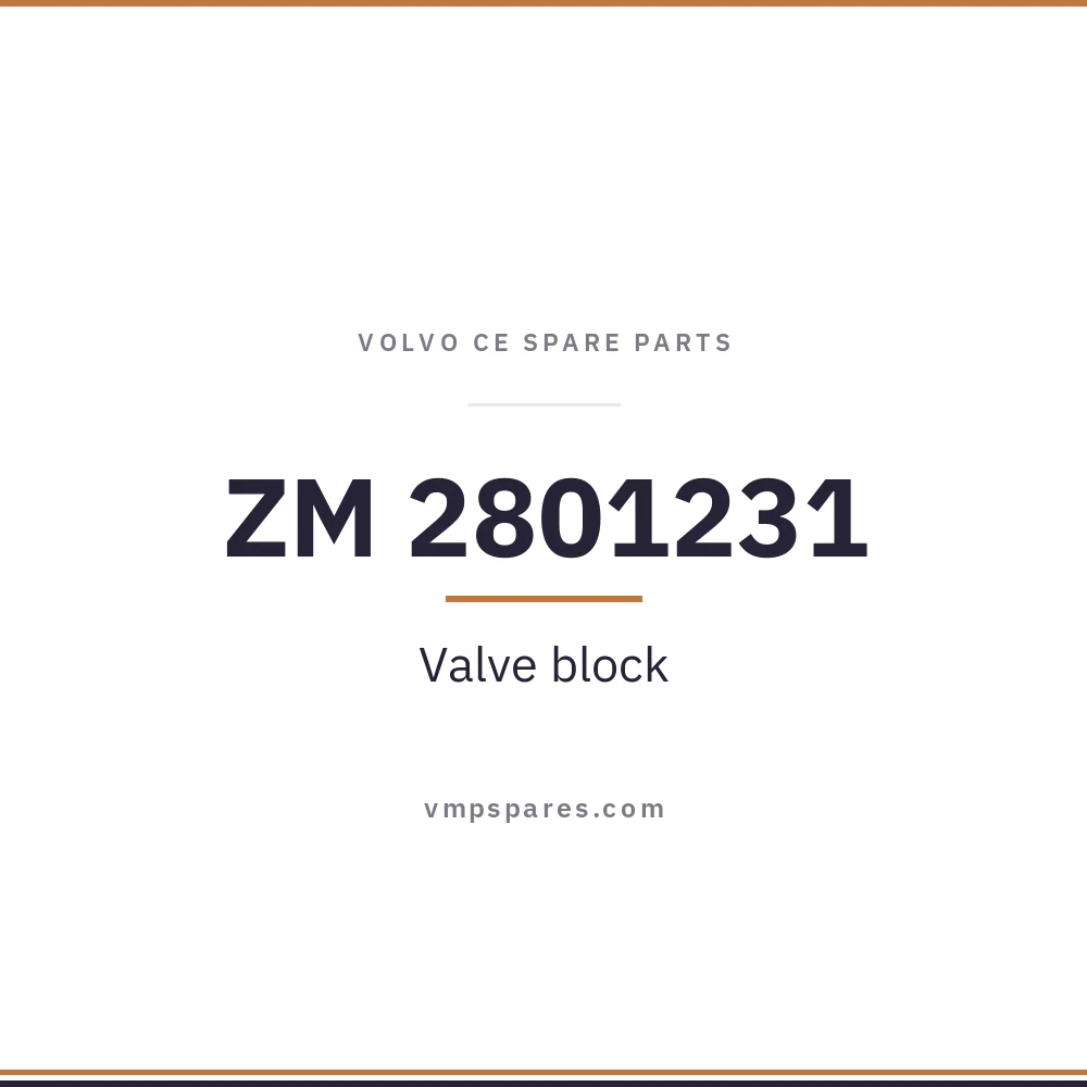 ZM 2801231 – Valve block