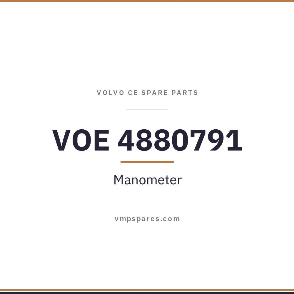 VOE 4880791 – Manometer