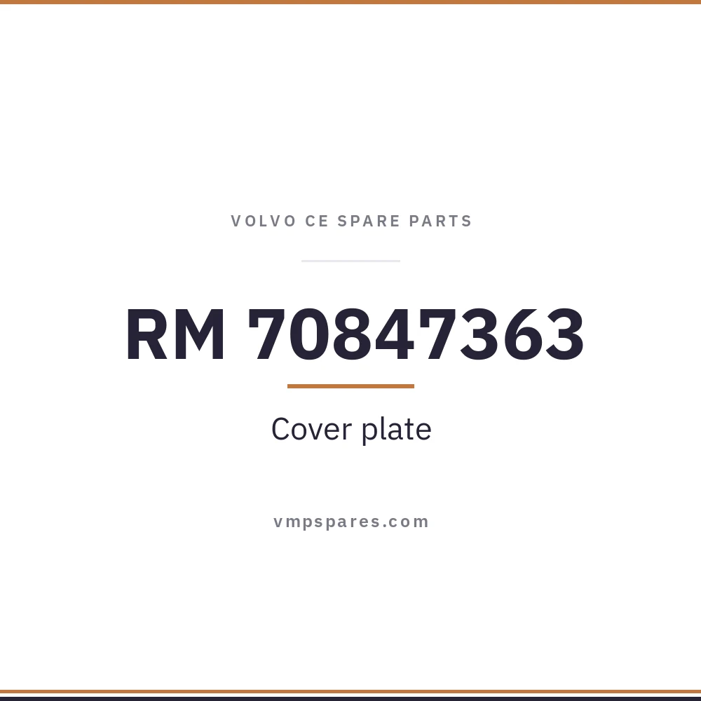 RM 70847363 – Cover plate