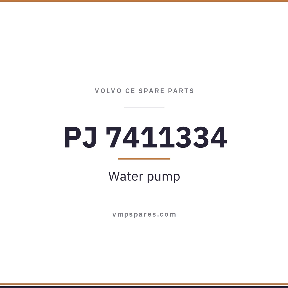 PJ 7411334 – Water pump