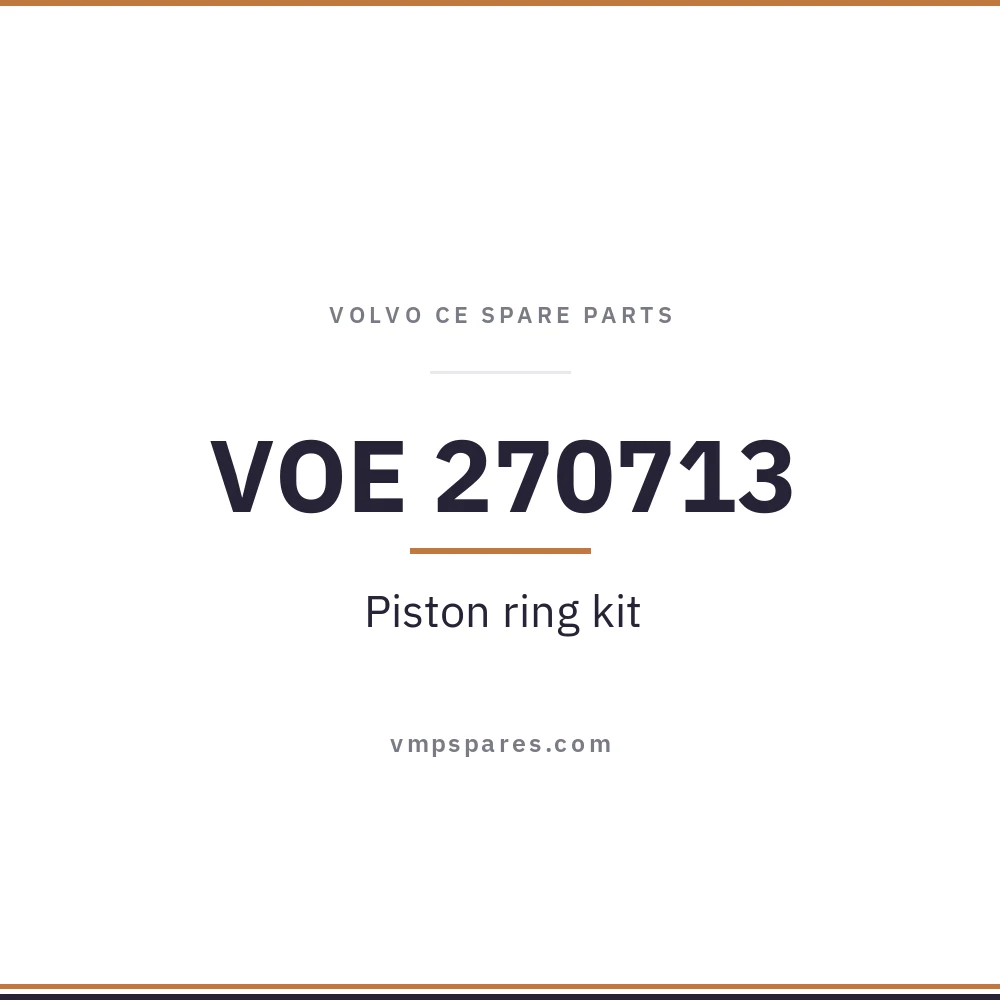 VOE 270713 – Piston ring kit