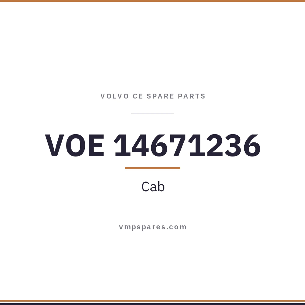 VOE 14671236 – Cab