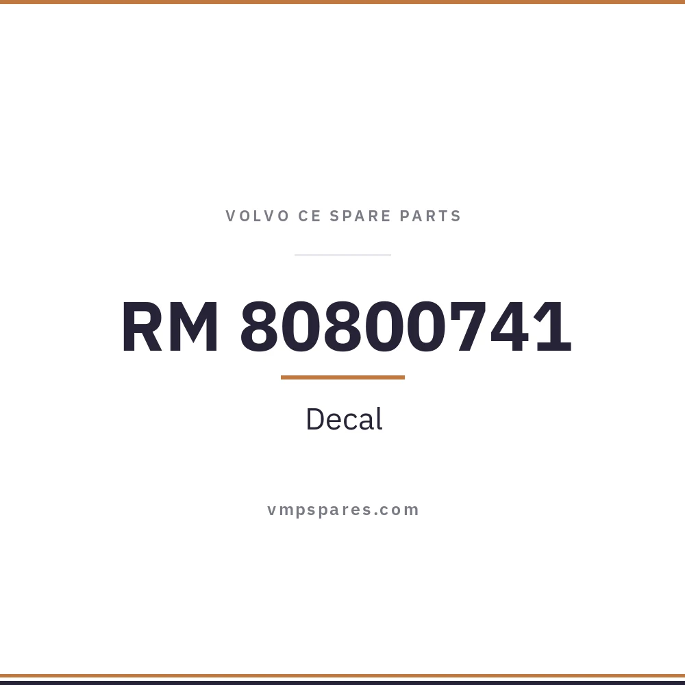 RM 80800741 – Decal