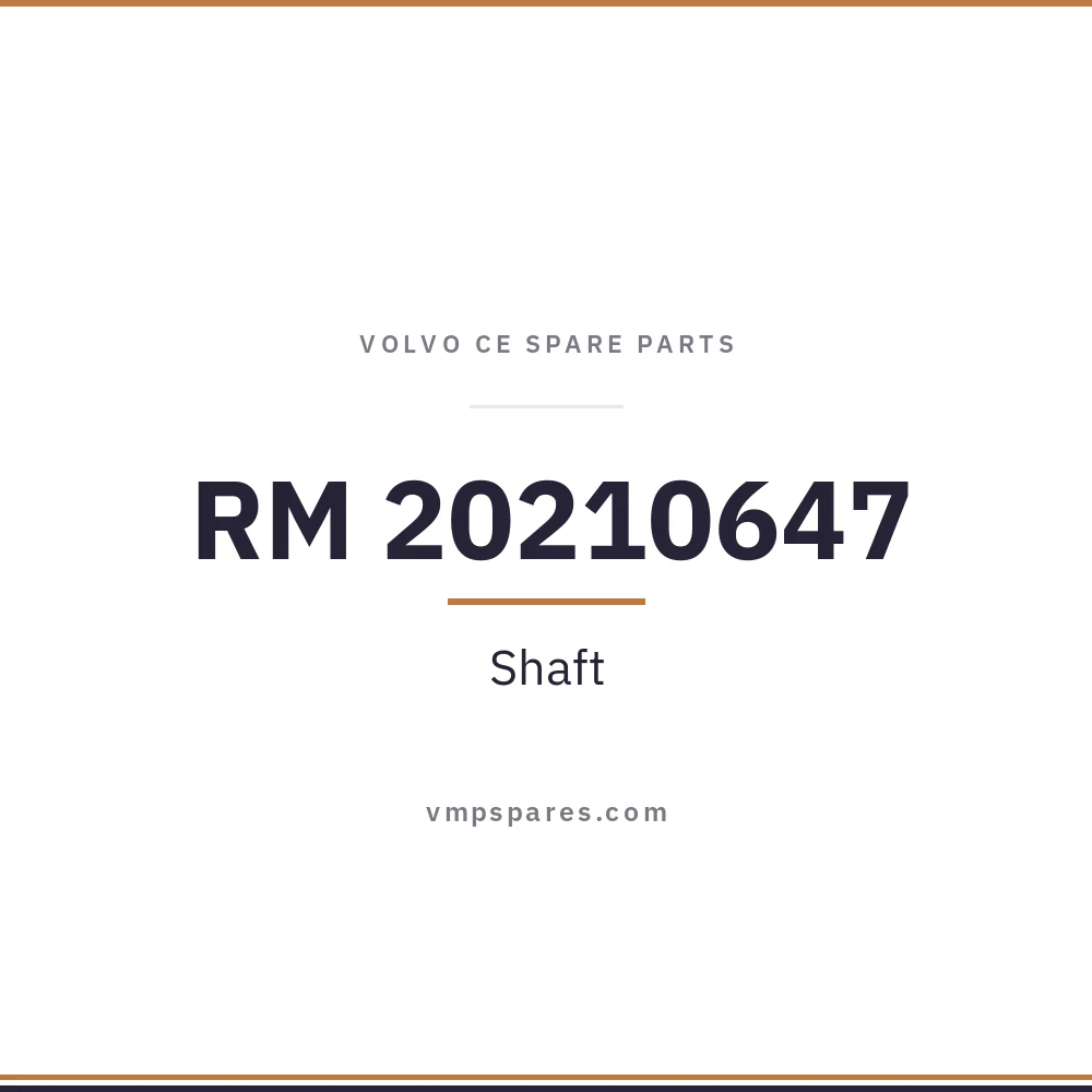 RM 20210647 – Shaft