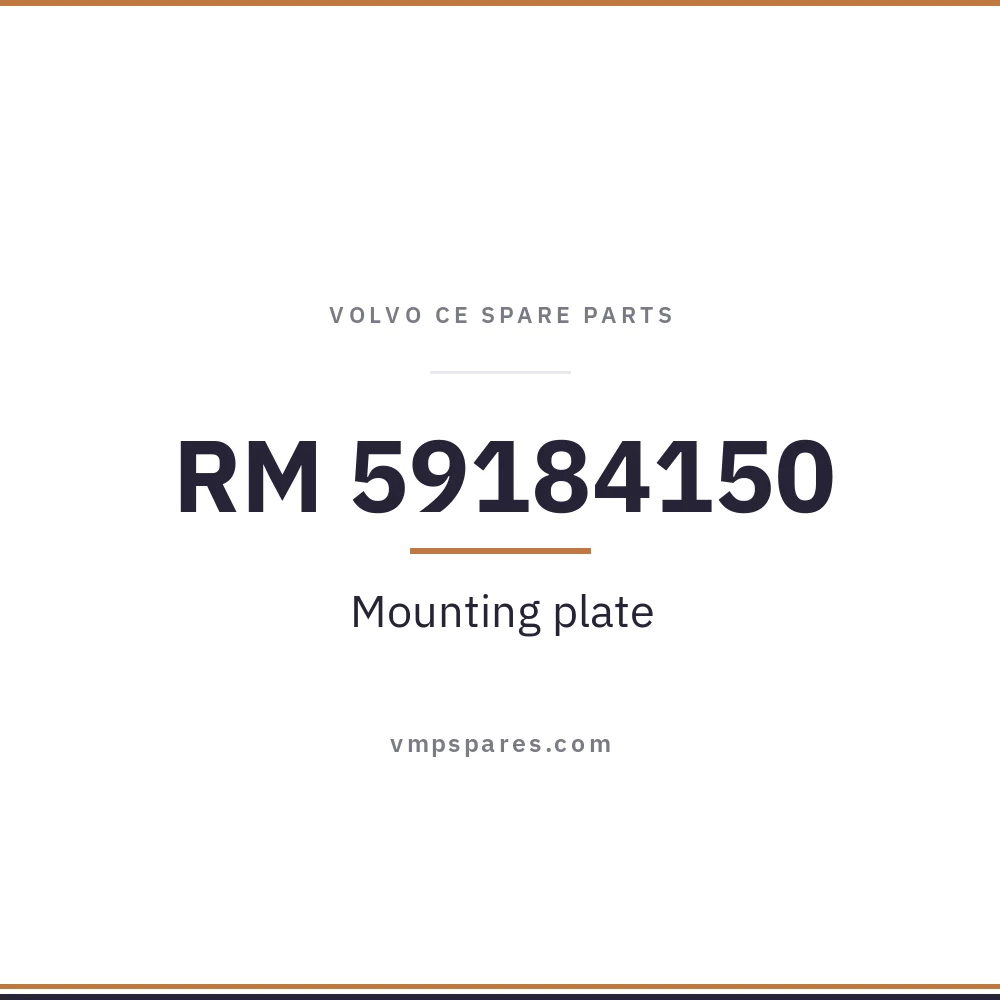 RM 59184150 – Mounting plate