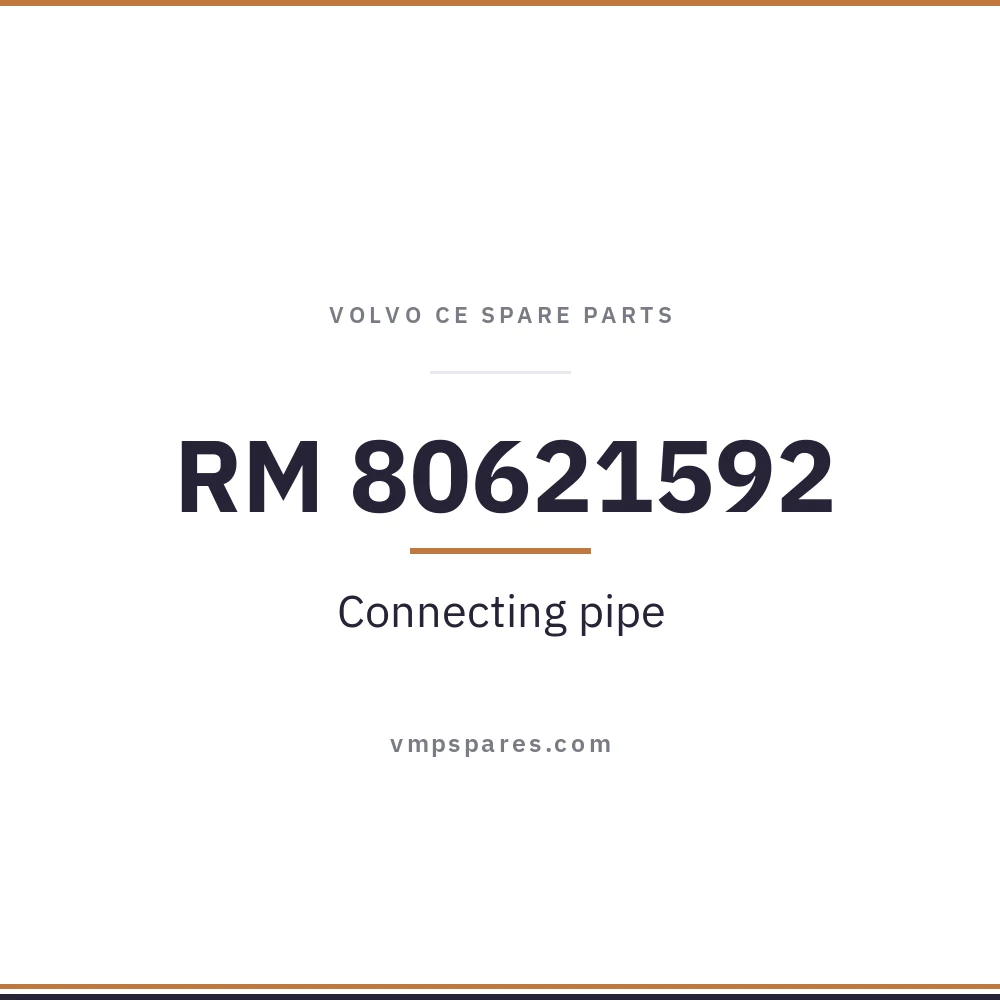 RM 80621592 – Connecting pipe