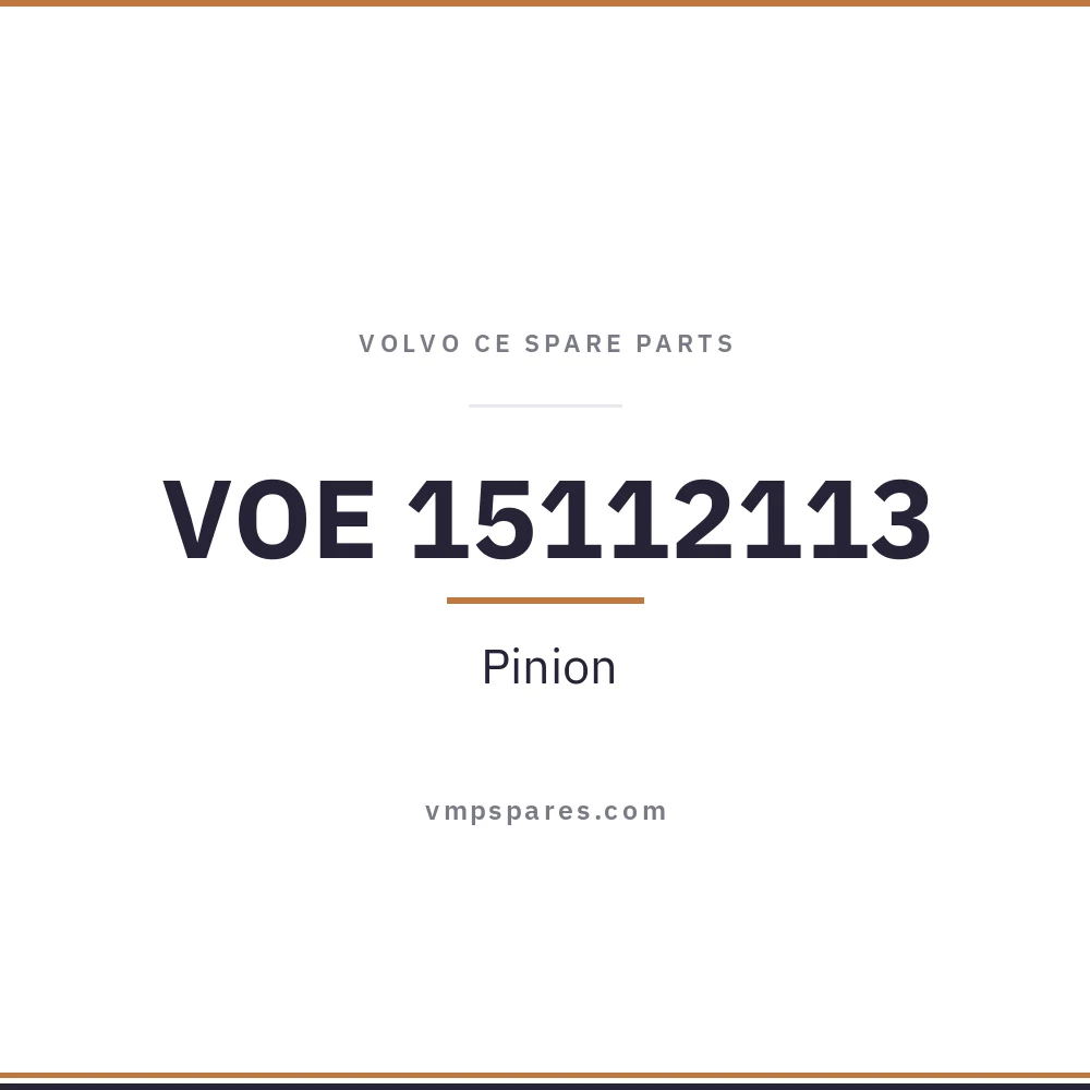 VOE 15112113 – Pinion