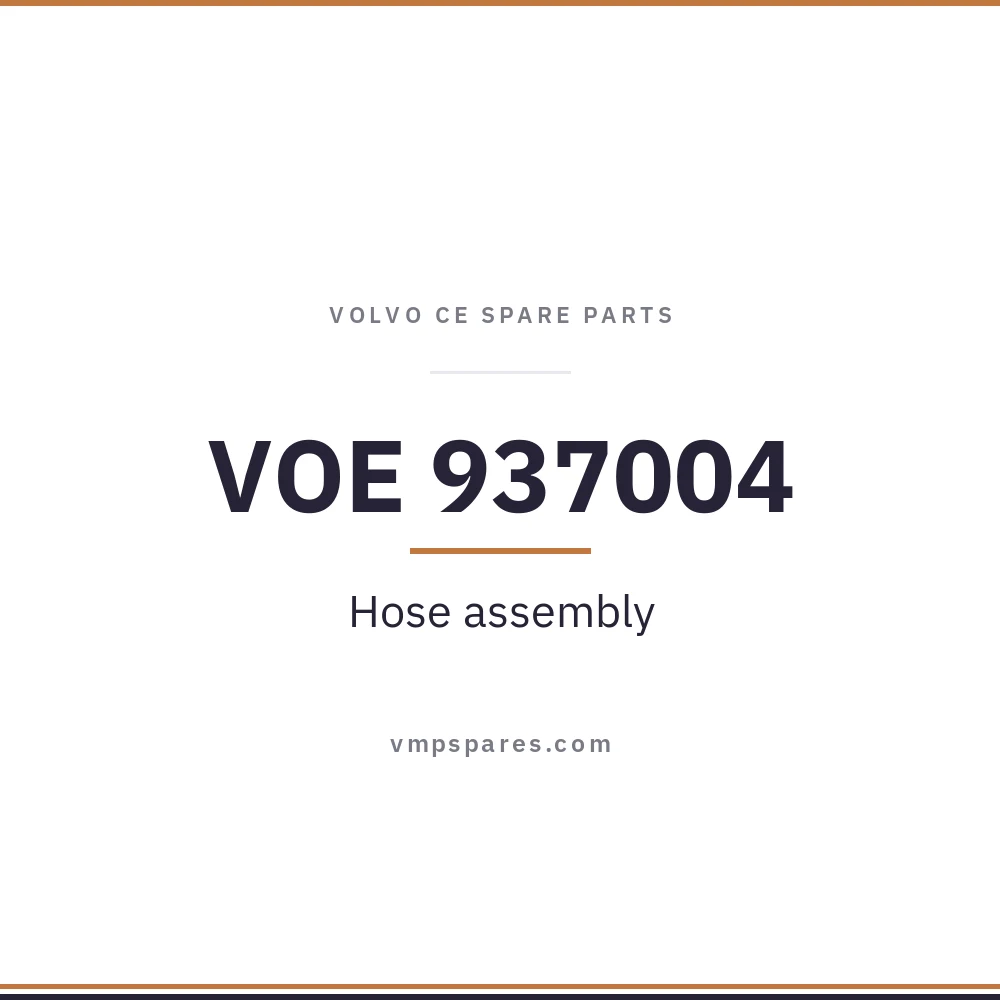 VOE 937004 – Hose assembly