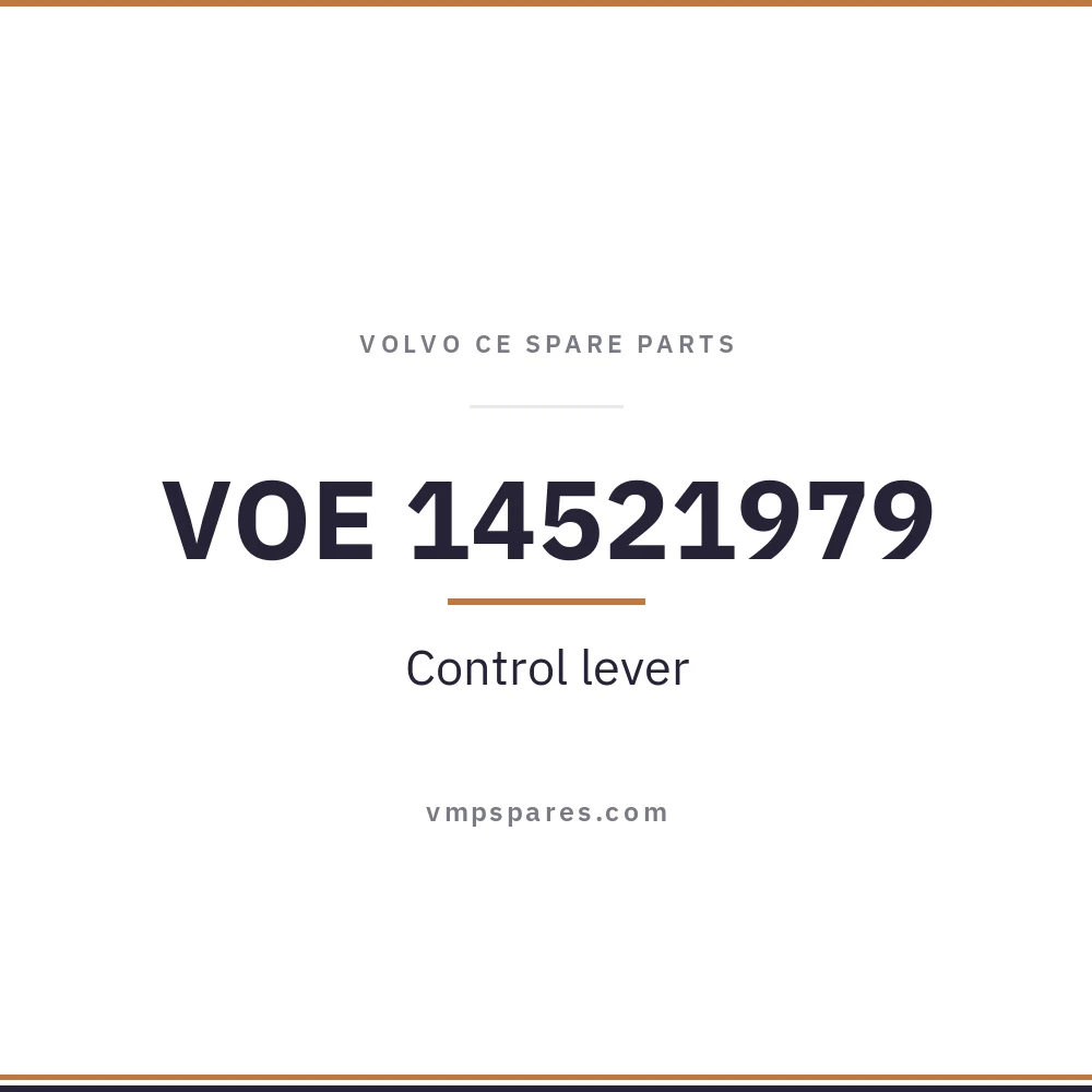 VOE 14521979 – Control lever