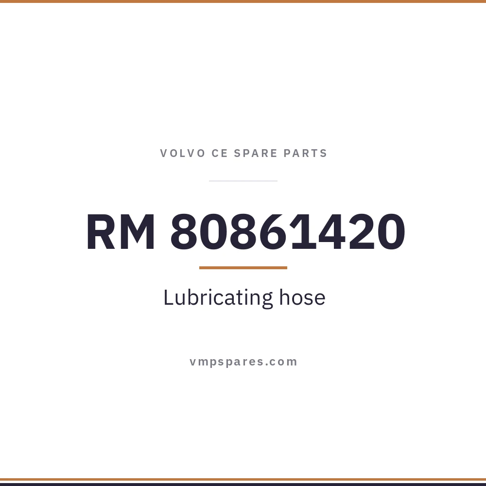 RM 80861420 – Lubricating hose