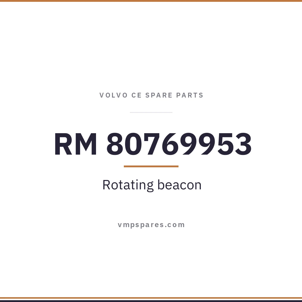 RM 80769953 – Rotating beacon