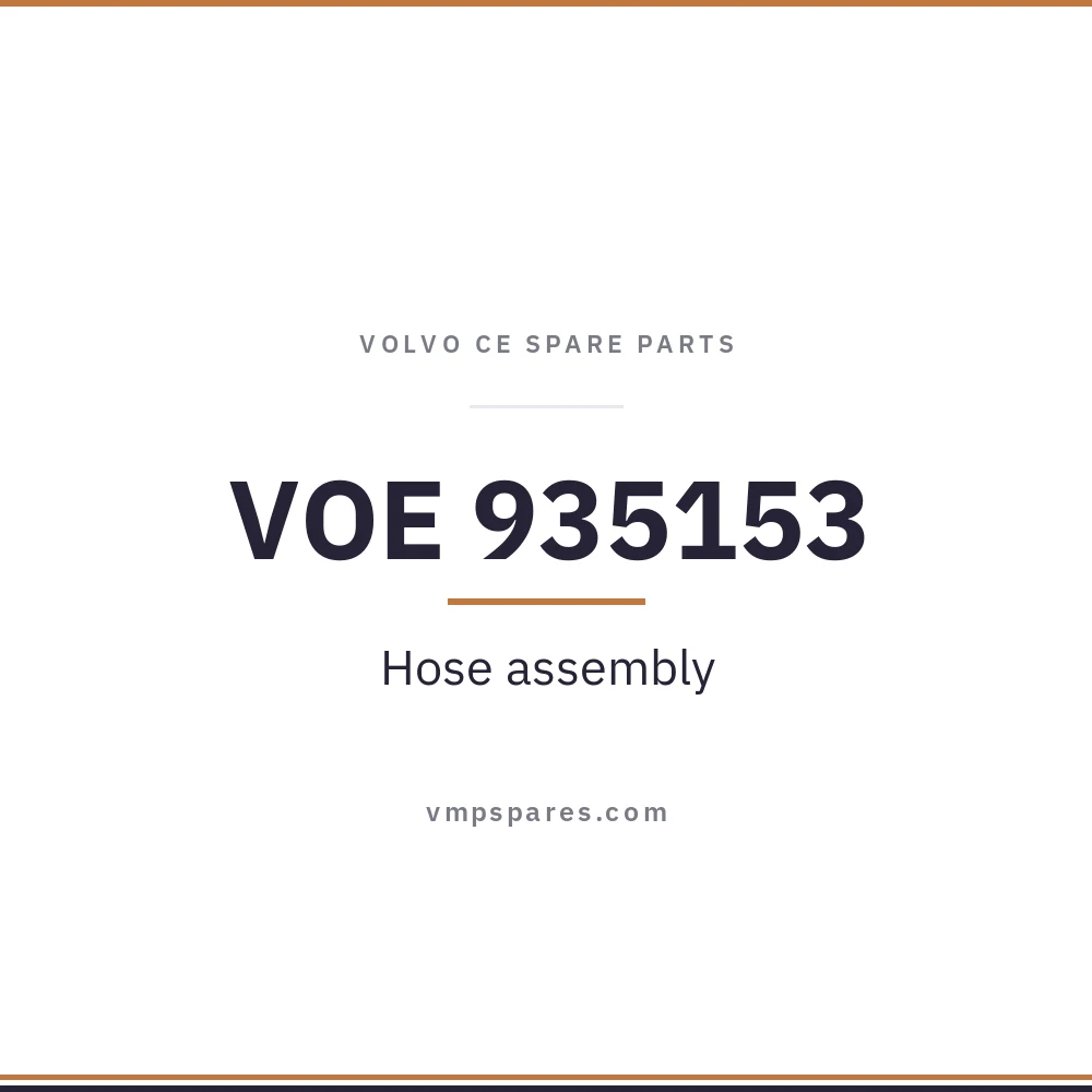 VOE 935153 – Hose assembly