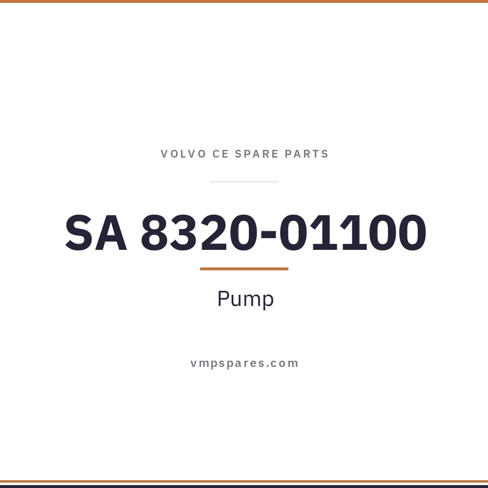SA 8320-01100 – Pump