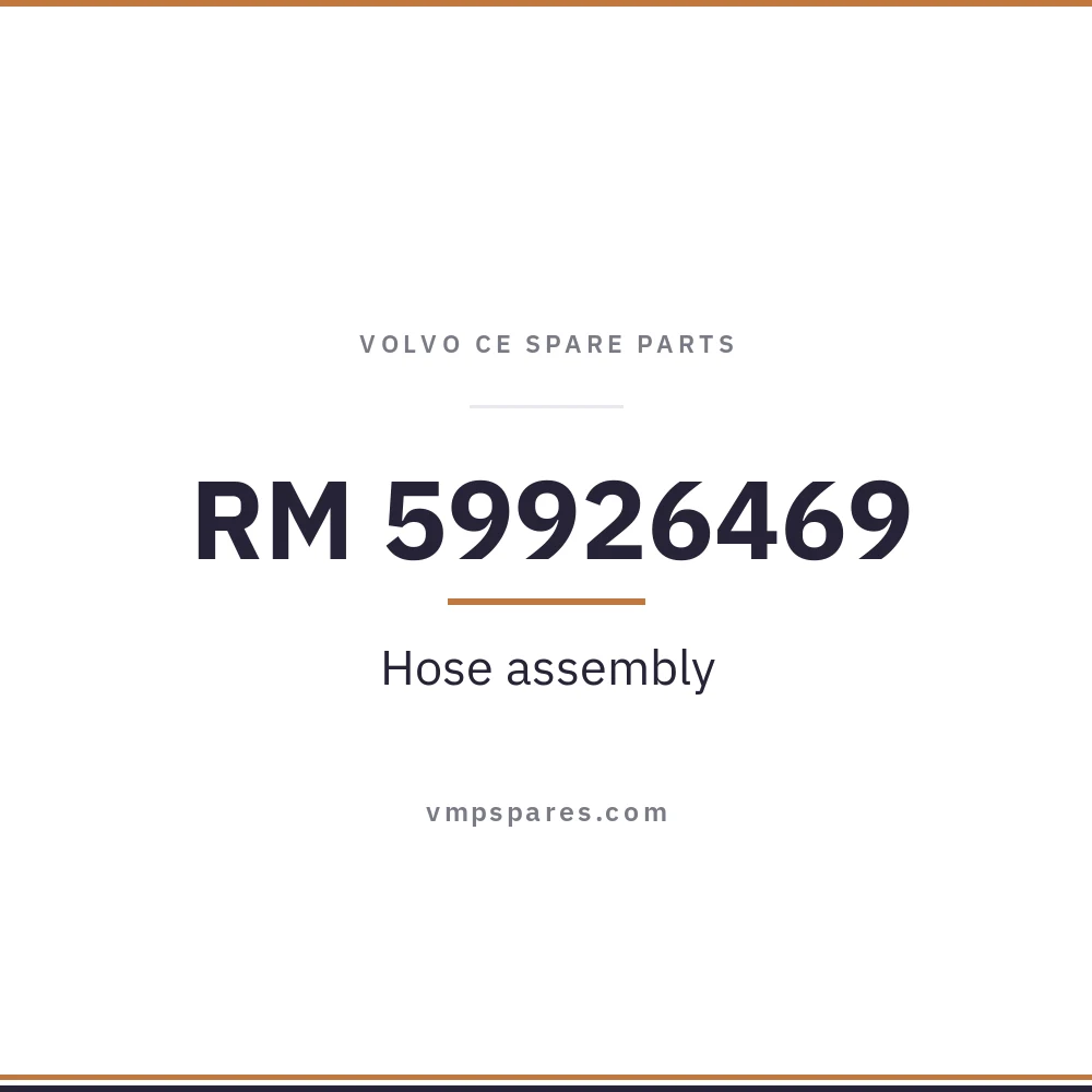 RM 59926469 – Hose assembly
