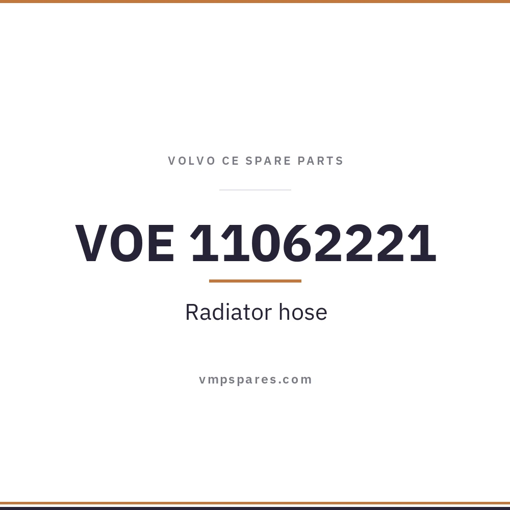VOE 11062221 – Radiator hose