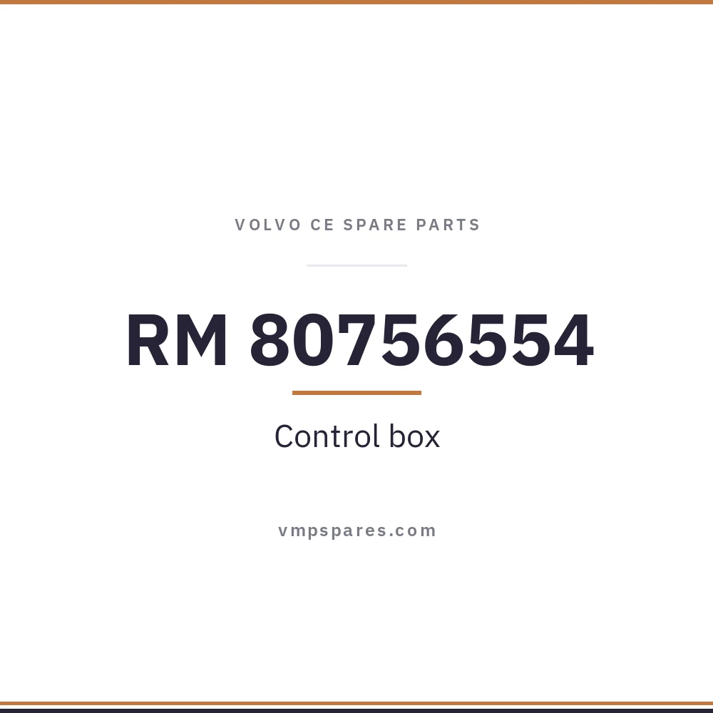 RM 80756554 – Control box