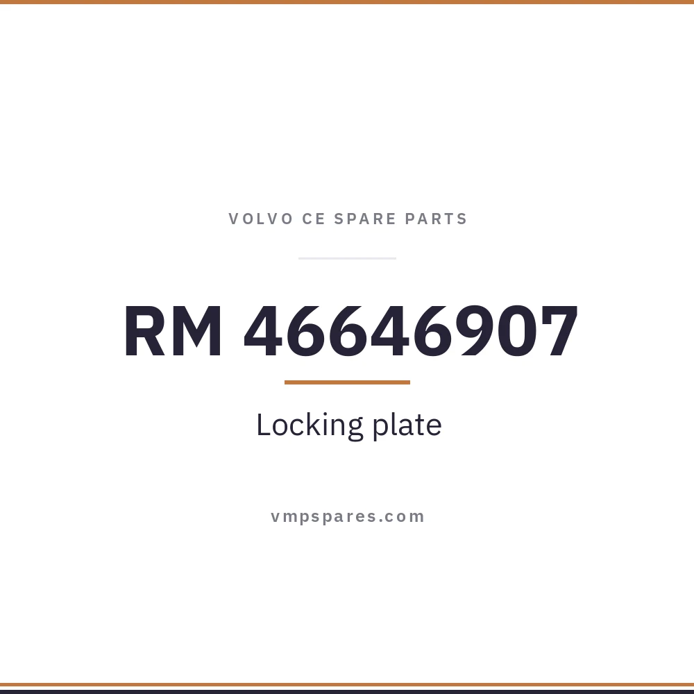 RM 46646907 – Locking plate