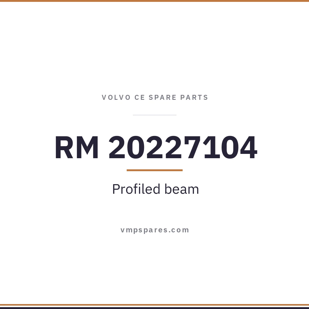 RM 20227104 – Profiled beam