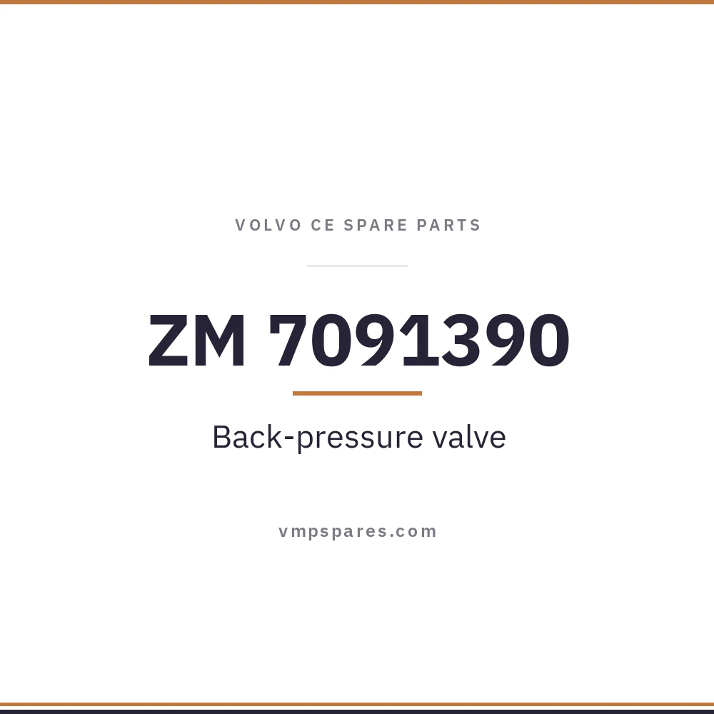 ZM 7091390 – Back-pressure valve