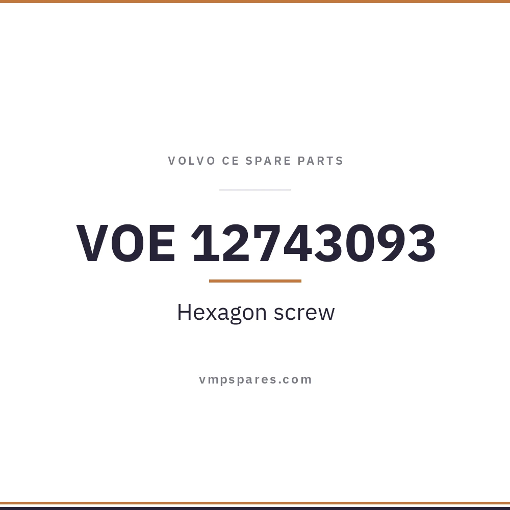 VOE 12743093 – Hexagon screw