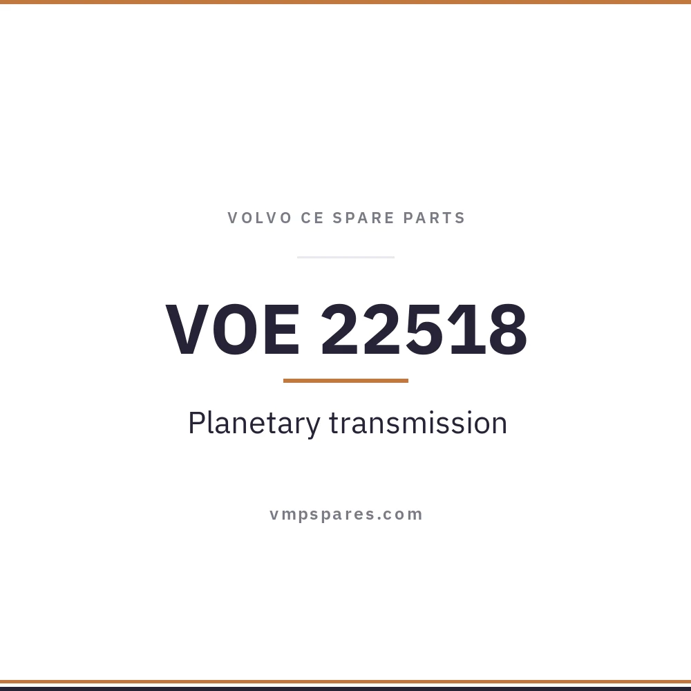 VOE 22518 – Planetary transmission