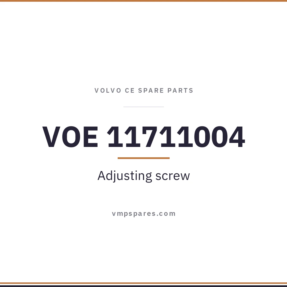 VOE 11711004 – Adjusting screw