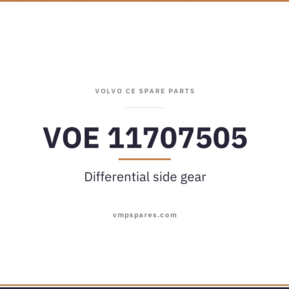 VOE 11707505 – Differential side gear