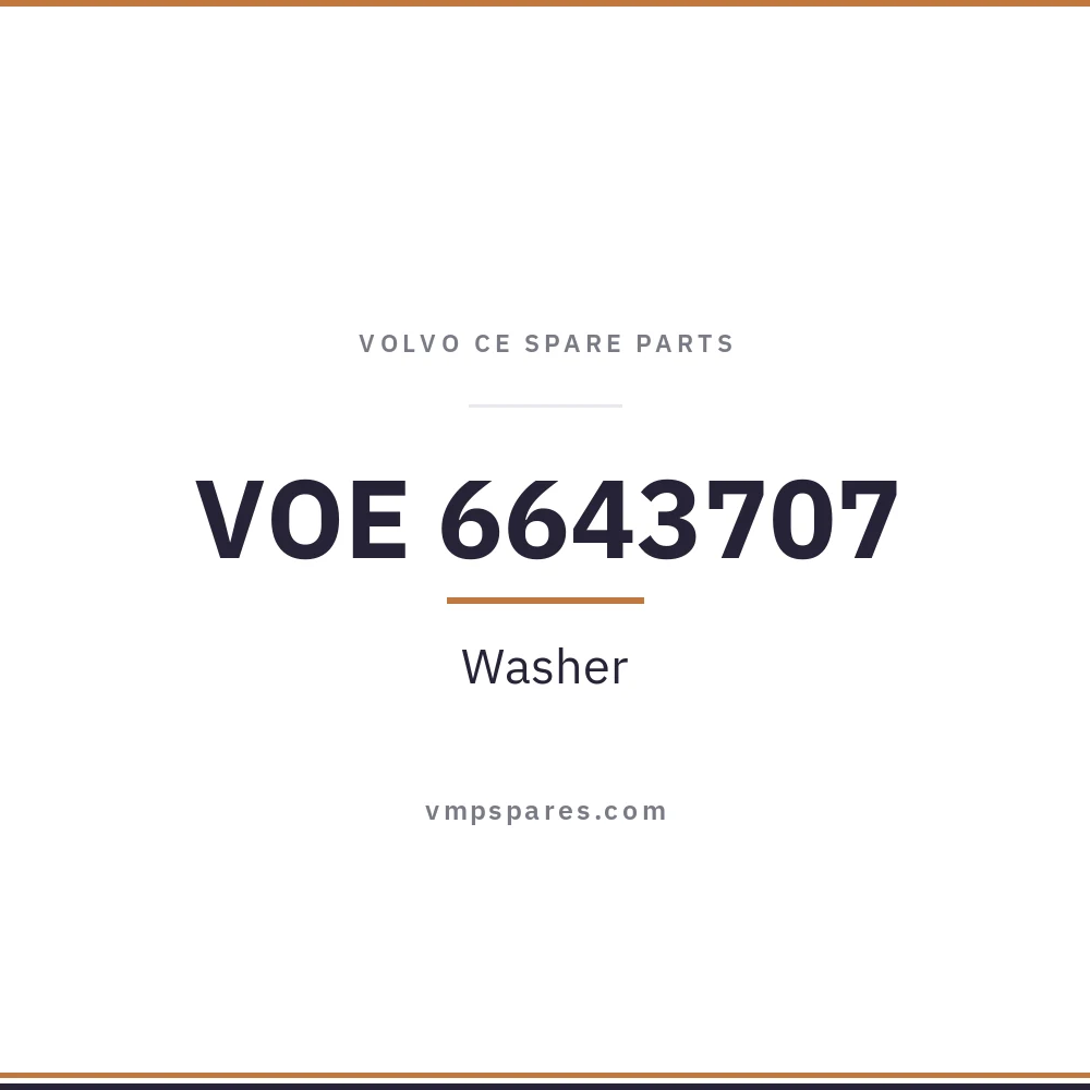 VOE 6643707 – Washer