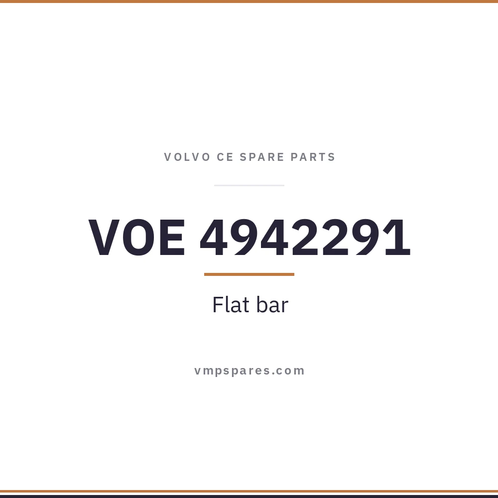 VOE 4942291 – Flat bar