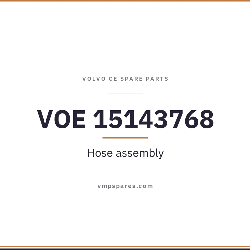 VOE 15143768 – Hose assembly