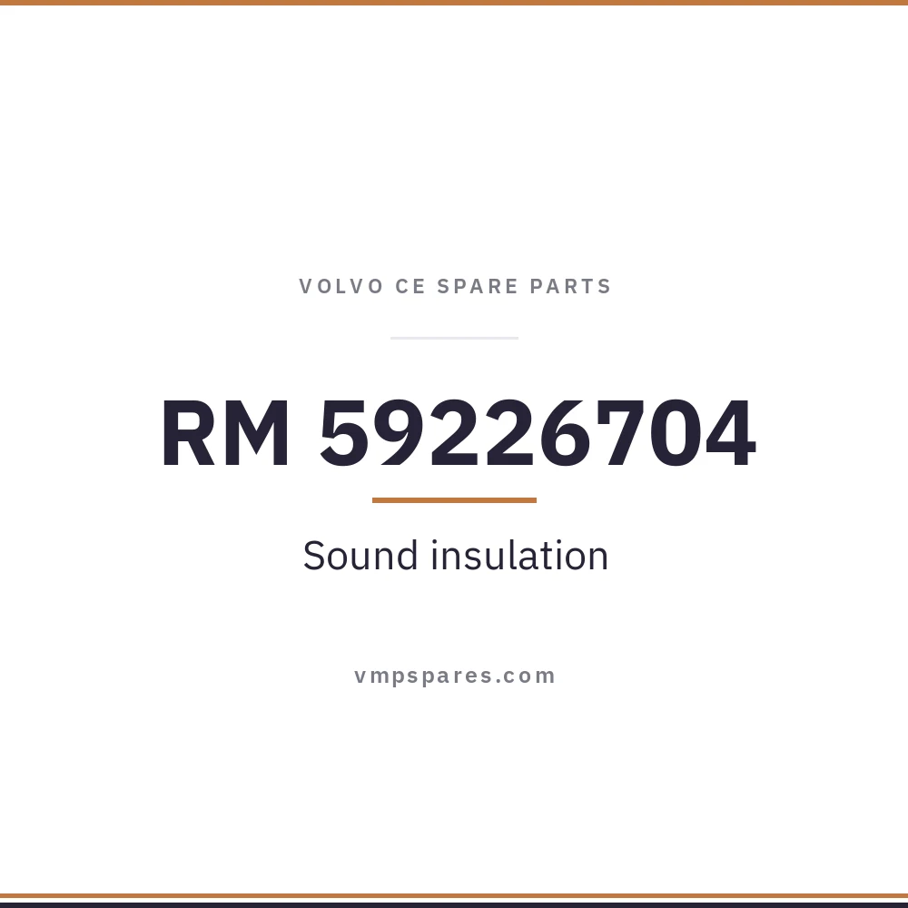 RM 59226704 – Sound insulation
