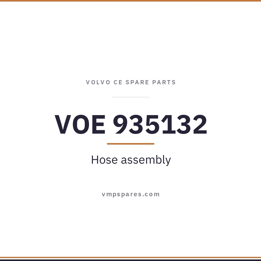 VOE 935132 – Hose assembly