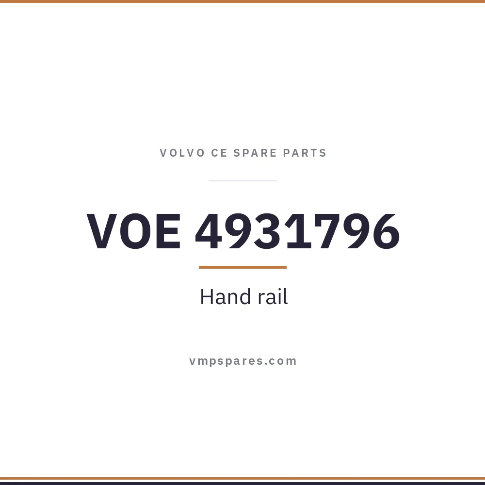 VOE 4931796 – Hand rail