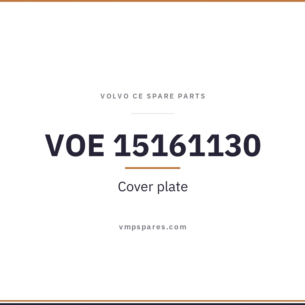 VOE 15161130 – Cover plate