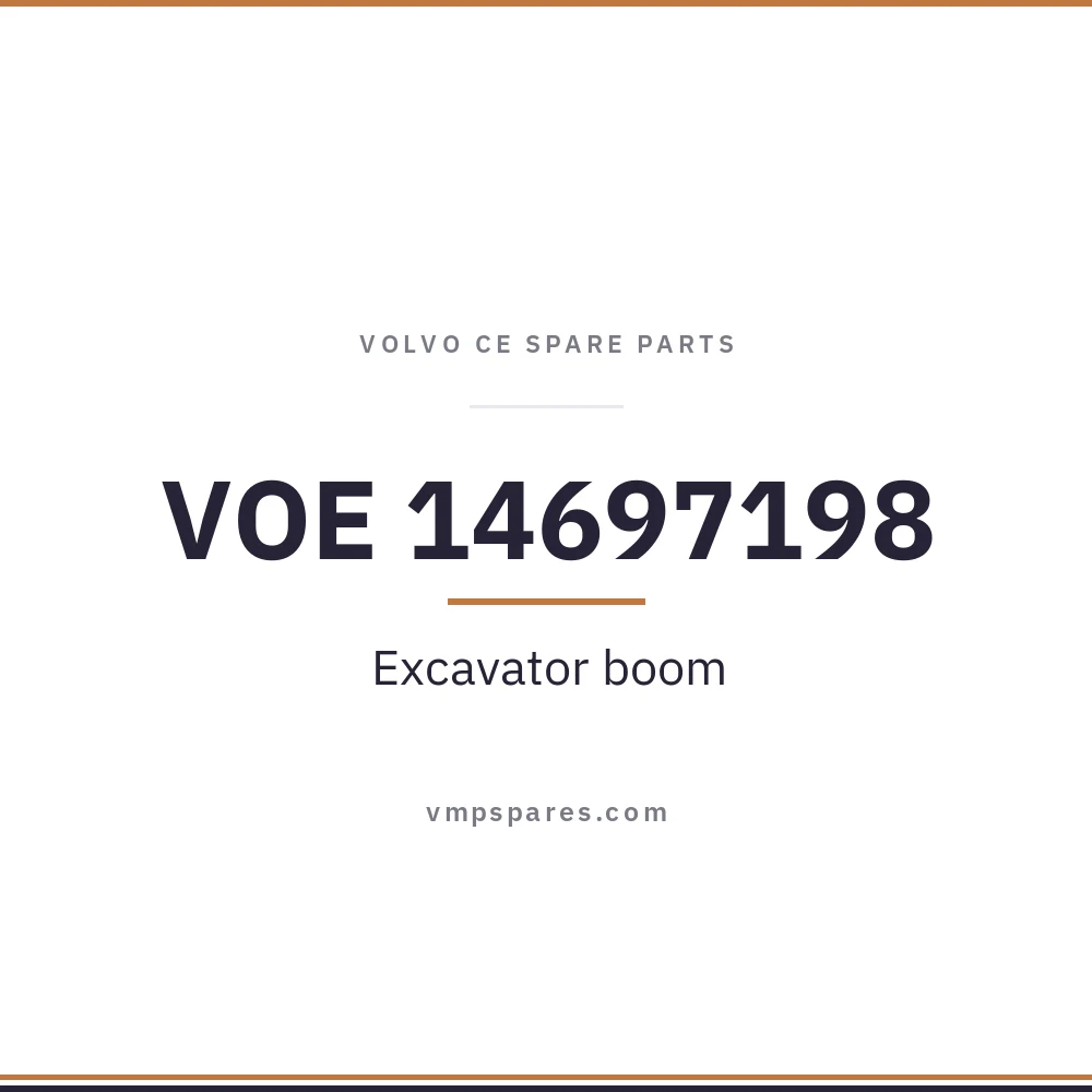 VOE 14697198 – Excavator boom