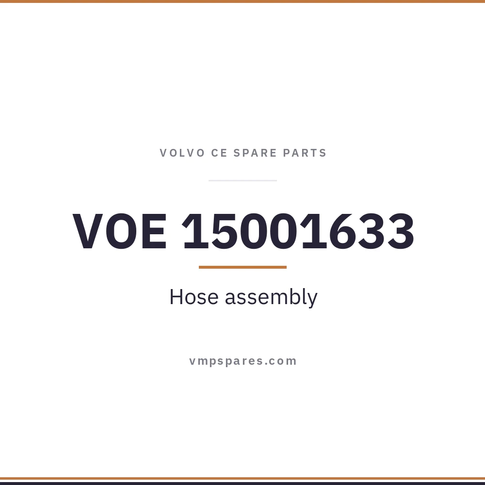 VOE 15001633 – Hose assembly